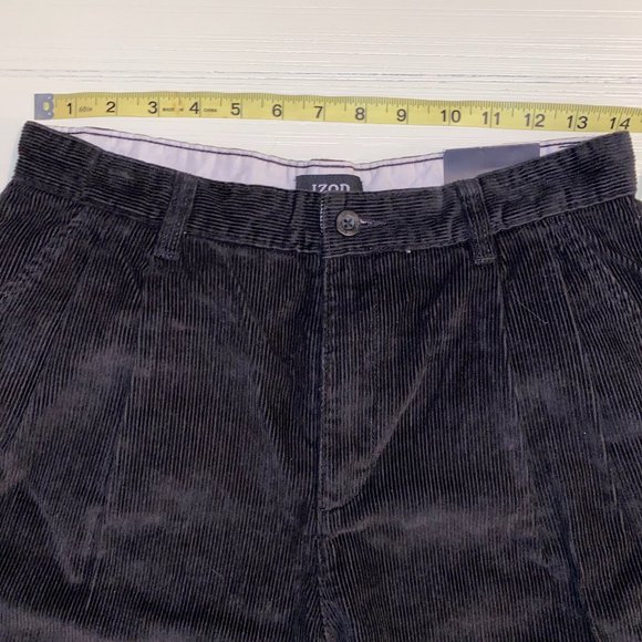 Izod Black Corduroy Pants - Picture 7 of 9